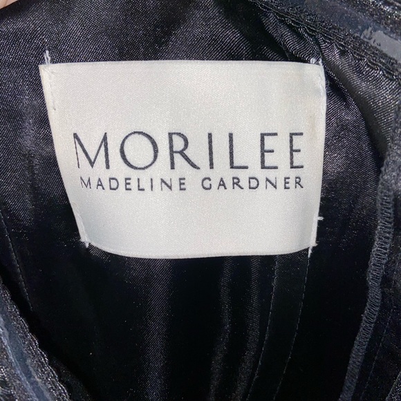 Morilee Black Off the Shoulder Homecoming dress - Picture 8 of 8